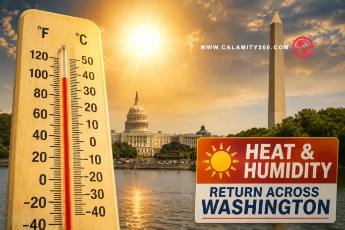 Heat and Humidity Return Across Washington