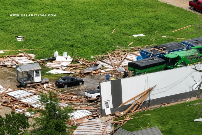 Iowa Storm Leaves Trail of Damage as Tornado Probe Begins